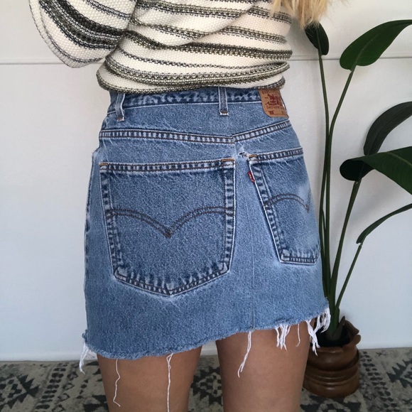 Levi's Dresses & Skirts - {Levi’s} vintage 505 reworked jean skirt
